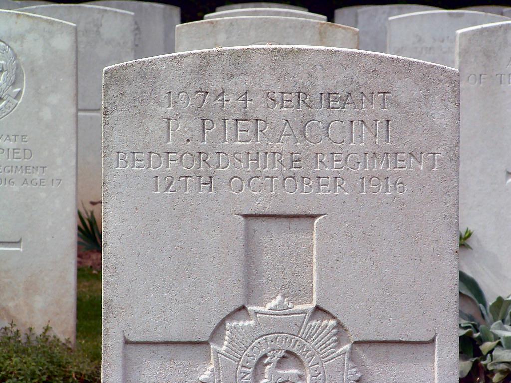 Peter Pieraccini - II Row G, Number 3