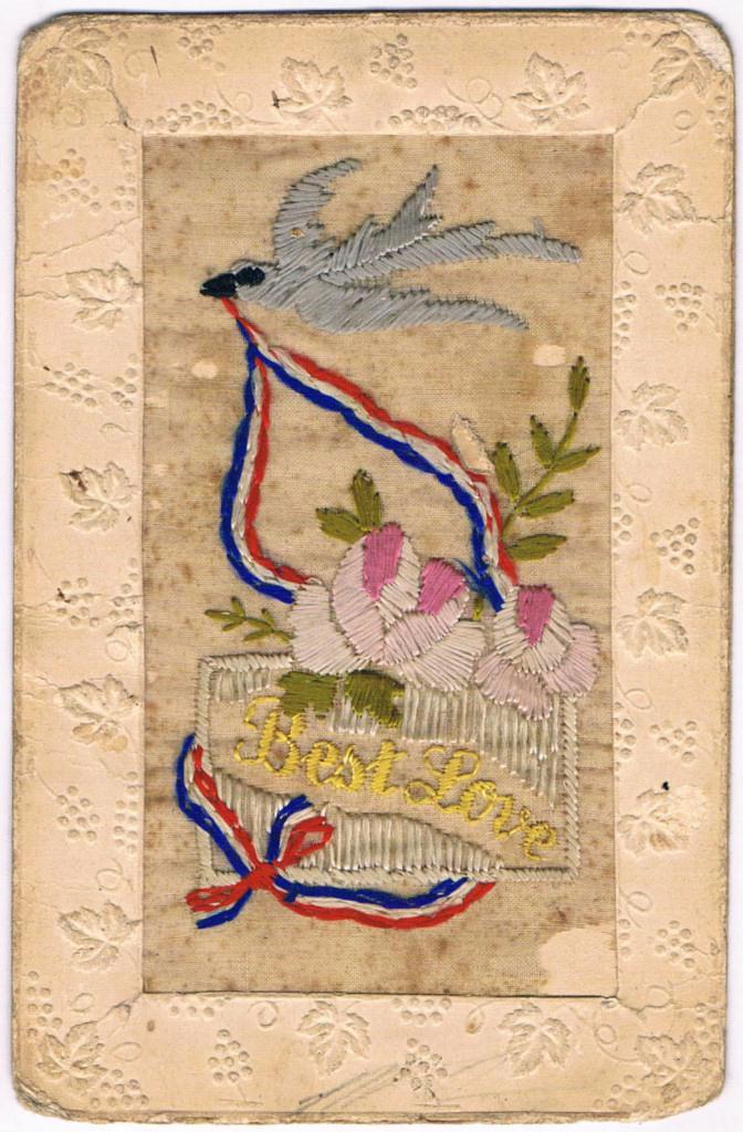 War Postcard 3. Best Love. No writing on back