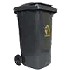 Black Refuse Bins