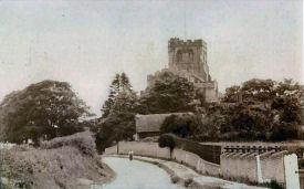 Edlesborough Church, circa 1920 (click to view full photo)