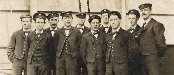 Group photo including Cecil Jackson, b.1890, d.1912 (click to view full photo)