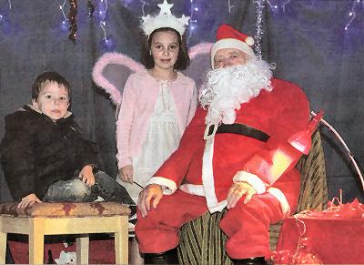 Santa at St Marys Christmas Fayre in Eaton Bray