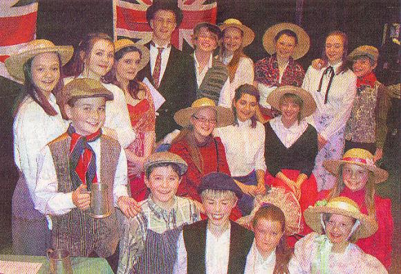 The cast of Eaton Bray's Good Old Days