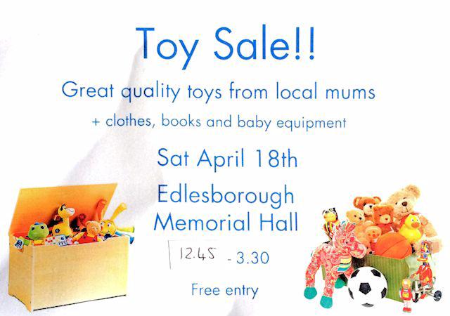 Toy Sale, Edlesborough Memorial Hall, 18 Apr 2015