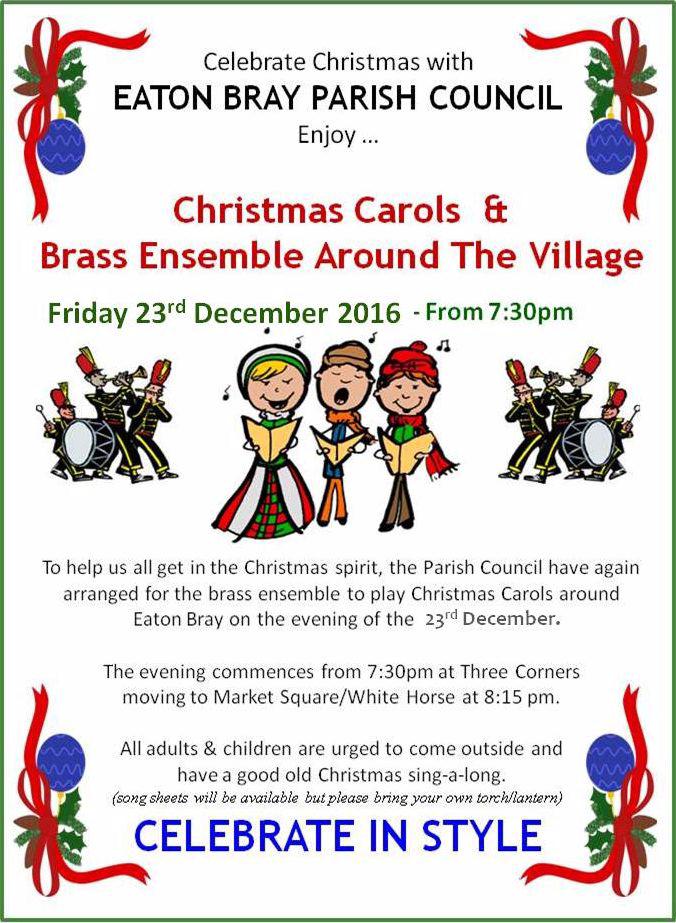 Christmas Carols & Brass Ensemble around Eaton Bray